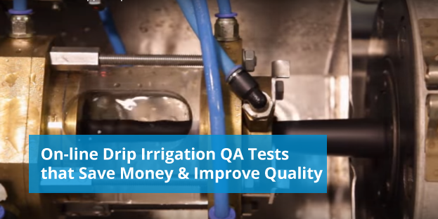On-line, Drip Irrigation QA tests